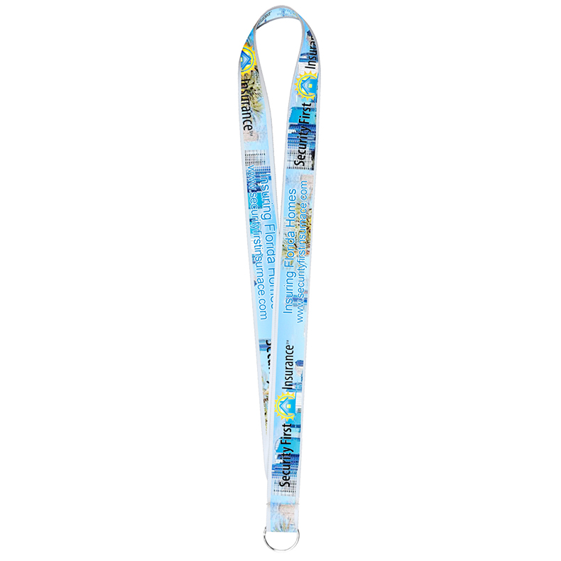 1”Super Soft Polyester Multi-Color Sublimation Lanyard (Overseas Production 8-10 Weeks)